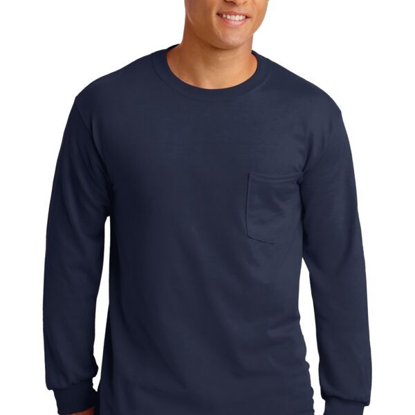 Gildan Ultra Cotton ® 100% US Cotton Long Sleeve T Shirt with Pocket 2410 Ultra Cotton ® 100% US Cotton Long Sleeve T Shirt with Pocket Thumbnail
