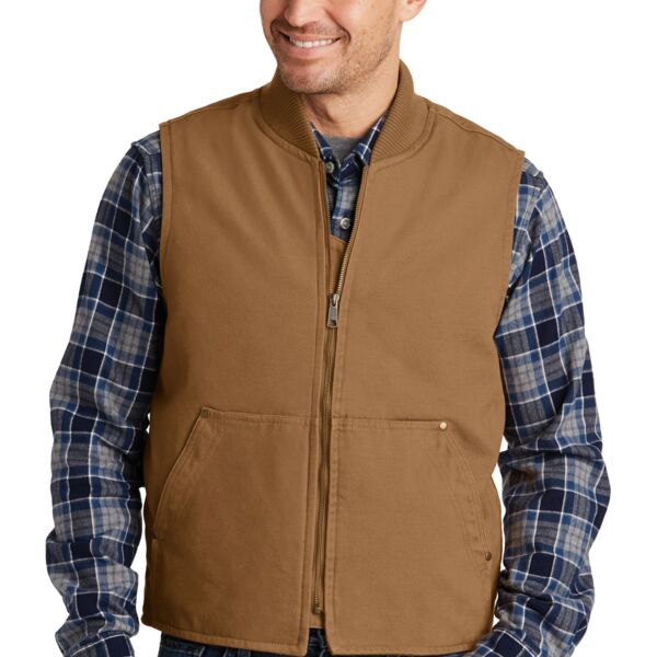 CornerStone Washed Duck Cloth Vest CSV40 Washed Duck Cloth Vest Thumbnail
