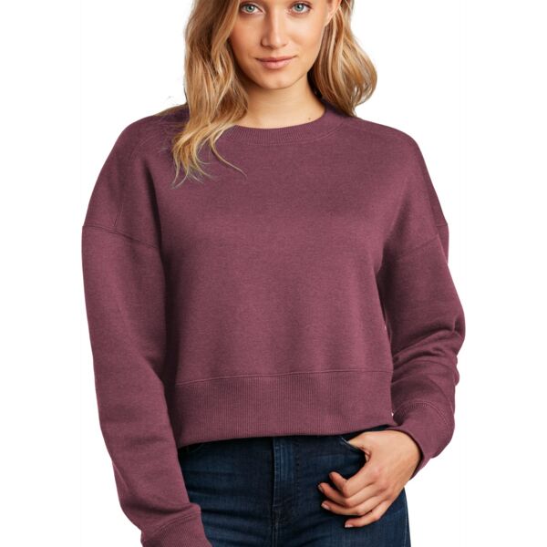District Women's Perfect Weight ® Fleece Cropped Crew DT1105 Women's Perfect Weight ® Fleece Cropped Crew Thumbnail