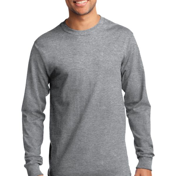 Tall Essential Cotton T-Shirt, Long-Sleeve Thumbnail