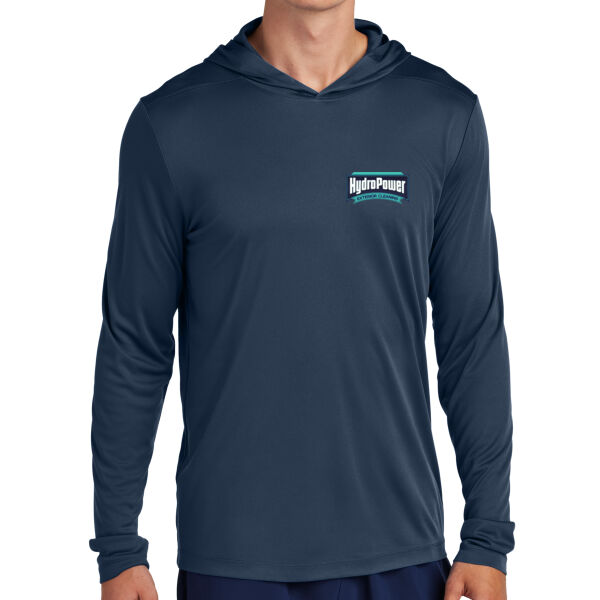 HPE - Hooded Posi UV® T-Shirt, Long-Sleeve Thumbnail