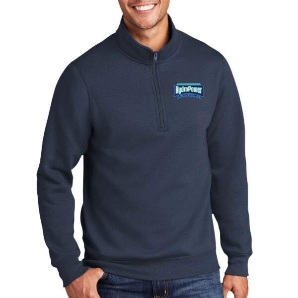 HPE - Embroidered Core Fleece 1/4 Zip Pullover Sweatshirt Thumbnail